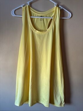 Athletic Works Women’s Yellow Racerback Tank Top